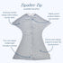 0.8 (4-8 SleepingBaby Zipadee-Zip Fleece Transition Swaddle - Arms-Out Wearable Blanket for Baby Sleep, Soft Breathable
