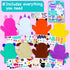 5-8 Set, 8 EZCRA Unicorn Hand Puppet Making Kit for Kids Age - DIY Puppet Making Craft Kit - Creative Arts & Crafts