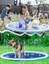 Kids Dog Splash Pad Sprinkler - Jasonwell Non Slip Splash Pool for Puppies, Summer Outdoor Water Toys for Dogs