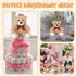 7 Packs Zomiboo Plush Bear Stuffed Animals Plush Soft Cute Stuffed Dolls Birthday Party Decorations(Light Brown)