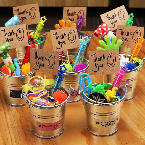 32 Pcs Neon Bubbles Party Favors - 8 Colors Mini Star Bubble Wands in Gift Box for Kids Birthday Treats