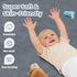 ACOMOPACK 1.3" 50x50"-Memory Tummy Thick Baby Play Mat for Floor Foam Water-Repellent Playpen Mat for Time,Non-Slip
