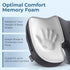 5 Tailbone STARS UNITED Seat Cushion - Memory Foam Chair Cushion for Pain Relief - Ergonomic Support for Coccyx