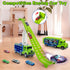 3 4 5 6 7 8 2 Playset 25-in 6 Kids Toys for Years Old Boys, Carrier Truck Transport Car Toys, Foldable Layer Car Race