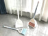 Kids Broom and Dustpan Set, Mini Dustpan and Broom for Children Housekeeping Pretend Play Cleaning Tools (Pink)