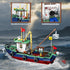 WVINVW Sets, Set 6-12 582 Fishing Boat Building Blocks Boat Sea Fishing Building Blocks Toy Collection Decoration