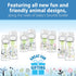 5 oz/150 mL, 1 0m+, 2-Pack Dr. Brown's Anti-Colic Options+ Wide-Neck Baby Bottle Designer Edition Bottles, Woodland