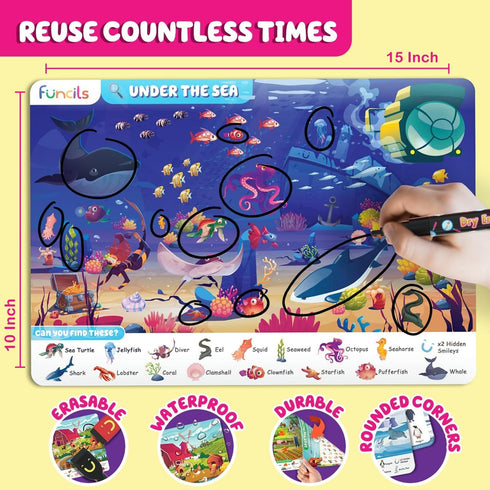 3, 4, 5, 6 Search and Find for Kids & Toddlers - Preschool Learning Activity Book, Art and Craft Supplies, Seek Find