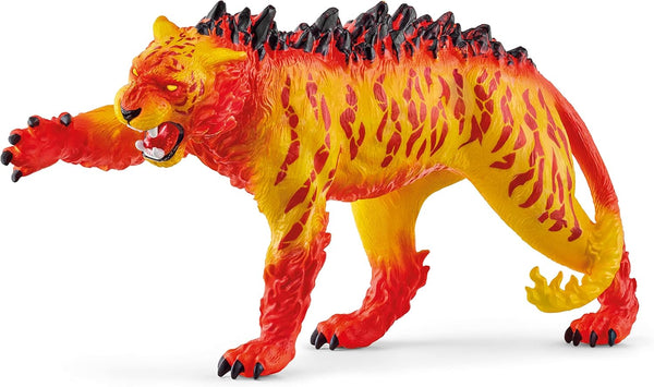 Schleich Eldrador Creatures Lava Monster Toys, Lava Tiger Action Figure for Kids, Ages 7+