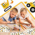 500 Harloon Pcs Construction Sticker Car Bus Truck Airplane Ship Thick Gel Cling Truck Transportation Vehicle Sticker