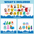 JOYIN 36 Pcs Animal 3D Erasers, Fun Mini Pencil Erasers for Kids, Classroom Rewards and Party Favors