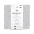 HonestBaby Organic Cotton Changing Pad Cover - Light Gray Heather