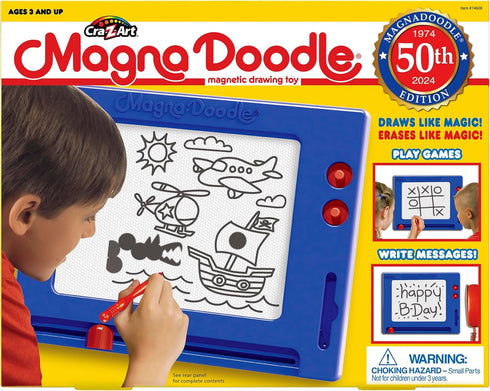 Cra-Z-Art Retro Magna Doodle - 50 Years of Creative Fun, Classic Magnetic Drawing Board Toy, Ages 3+