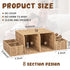 Fiwochic Large Wicker Diaper Caddy Organizer, Detachable Modular Changing Table Organizer for Nursery, Woven Diaper