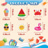 Yopyame Summer Mini Erasers Bulk - 60PCS Assorted Tiny Ice Cream Watermelon Flamingo Erasers for Kids Party Favors