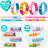28 Packs JOYIN Valentine's Day Gift Cards with Pop Fidget Bracelet, Pop Bubble Fidget Toy, Bracelet Wristband Stress