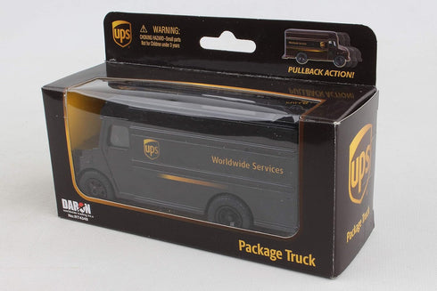 Daron UPS Pullback Package Truck - Toy Vehicle for Kids