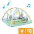 Tummy Bright Starts Grip & Kick Oball Activity Gym, Soccer Theme with Easy-Grasp Baby Toys, Baby Play Gym, Kick Pad