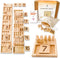 LITTLE BUD KIDS Counting Pegs - A Wooden Montessori Math Toy with Ten Frame Math Game, Addition and Subtraction Flash