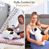 Weighted Stuffed Animal - 5 lbs, 20" Large Cat Plush for Anxiety - Microwavable Weighted Plush for Adults & Kids