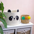 T&T Homewares Small Cute Panda Bear Basket for Kids Room Decor, Baby Shower, Baby Laundry Organizer