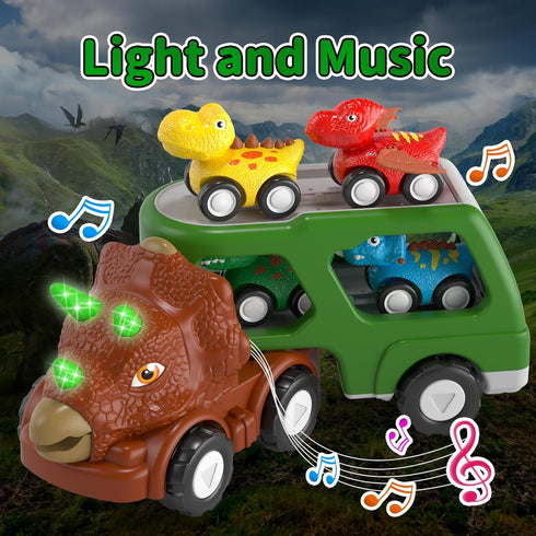 5 1 1 2 3 4 5 1-3 2-4, newcrave in Dinosaur Car for Toddlers Toy for Year Old Boys, Dinosaur Truck for Toddlers Boys