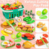 Playset, 168 Toy Play Food, Play Kitchen Accessories, Kitchen Pretend Cooking Play Pots, Pans, Utensils Cookware