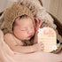 Gosknor Baby Announcement Sign, Wooden Hello World Newborn Welcome Sign Personalized Birth Announcement Board for Baby