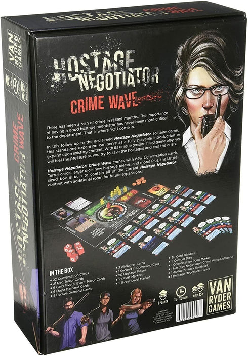 Van Ryder Games Hostage Negotiator Crime Wave Board Game