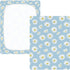 decor gift 1 Pack Denmark Oxeye Daisy Powder Blue Crib Sheets for Baby Boys Girls Cotton Baby Playard Sheet Comfy