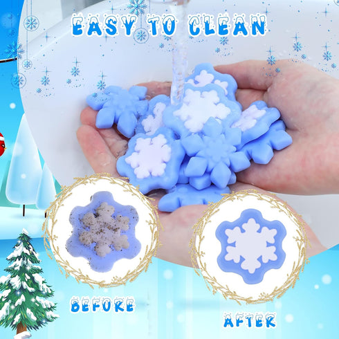 150 Frozen Jerify Pcs Snowflake Winter Fidget Toys Party Favors Winter Stress Balls Bulk Soft Sensory Fidget Sticky