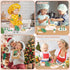 11Pcs Sets,Cooking Set 1-3,Green TYRY.HU BPA Free Kids Play Kitchen Accessories Toy, Silicone Pretend Play Food Toys