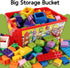 Liberty Imports Big Building Blocks, 166 Pieces with Storage Organizer Box, Educational Learning Toy Set for Toddlers