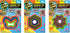 JA-RU Shapes Fidget Toys Flip & Crack - 3 Packs Magic Fidget Rattle Toy for Kids & Toddler, Stress Relief