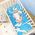 SyXIOP 28" 52" Cute Cartoon Dolphin Cooling Baby Crib Mattress x Ultra Soft Training Pads for Kids, Adult