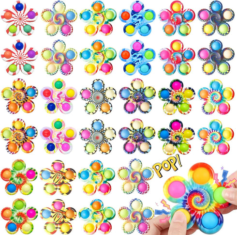 Fidget Spinner Bulk 32PCS, Sensory Toys for Kids and Adults, Stress Relief