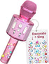 Move2Play Kids Karaoke Microphone, Personalize with Jewel Stickers, Birthday Gift for Ages 3+