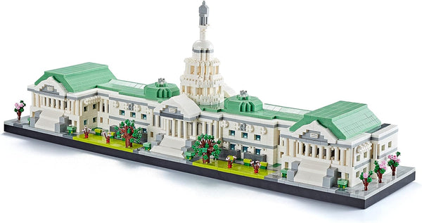 Architecture United States Capitol 3630 Building Set, Micro Building Blocks for Home and Office Decor