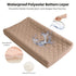 2 Pack, Konssy Waterproof Muslin Changing Pad Cover Quilted Cotton Fitted Diaper Changing Table Cover, Soft Changing