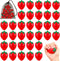 Geosar 50 Pcs 2 Inch Strawberry Stress Balls Mini Foam Strawberry Stretchy