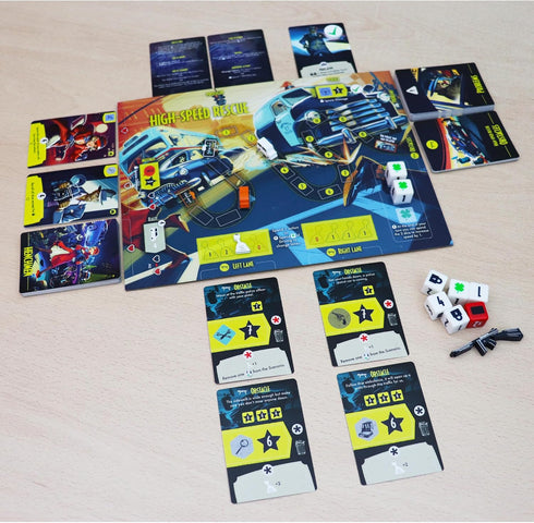 Fictions - Memoirs of a Gangster Board Game for 1-4 Players, Ages 14+, Cooperative Narrative Gameplay