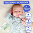 25 Count, Jack N' Jill Baby Gum & Tooth Wipes - Natural & Safe, Contains only Water & Xylitol, Soft Sterilized Cotton