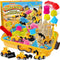 ESSENSON Sensory Bin - Play Sand Kit with Construction Set Toy Truck