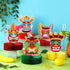 9 Geyee Pcs Hawaiian Luau Honeycomb Centerpiece Tiki Tropical Table Toppers Party Decorations Luau Double Side Table