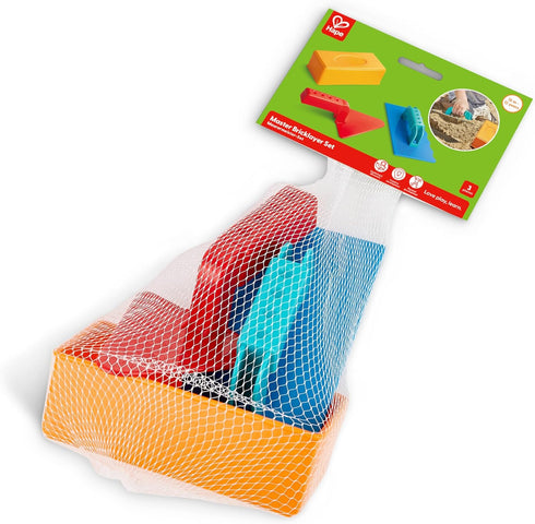 Set Hape Master Bricklayer Beach and Sand Toy Toys, Multicolor, Bold