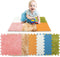 Edusense 6-Pack Sensory Floor Tiles for Tactile Play, Autism Support & Baby