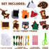 Set 12 4-12 Kids Woodland Animal Felt Sewing Kit, Educational Kids/Girls Crafts, Stuffed Animal Craft with Characters