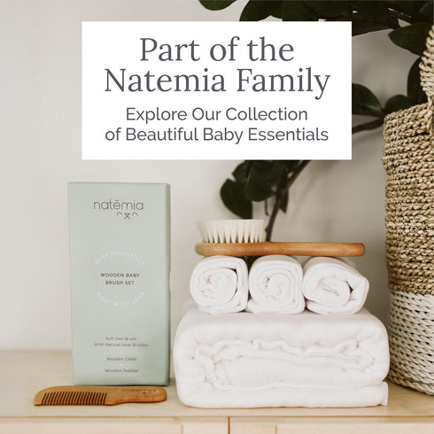 (5 Pack, 12 12) 100% Natemia Organic Baby Washcloths x Organic Cotton Ultra-Soft Baby Towels for Sensitive Skin
