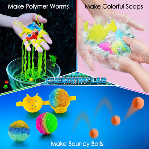UNGLINGA 260+ Experiments Science Kits for Kids - S.T.E.M Projects, Chemistry Set, Educational Scientist Gift Idea