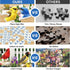 500 500 20.5 15 Pieces Puzzle for Adults,Birds Bath Flower Fence Puzzle,Recycled Cardboard Animals Jigsaw Puzzle